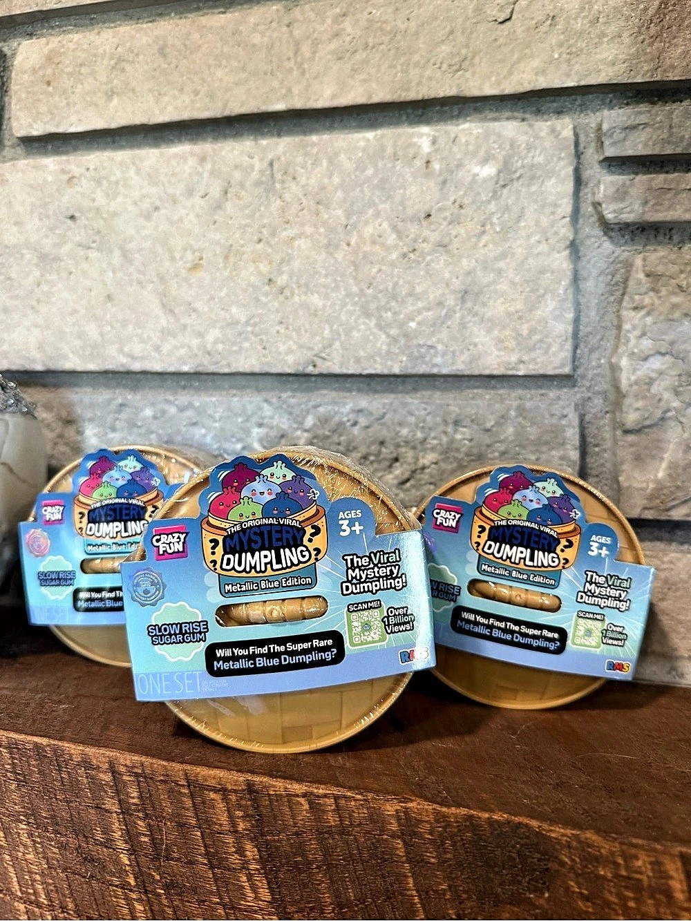 Crazy Fun RMS Dumplings Slow Rise Metallic New in Sealed packaging